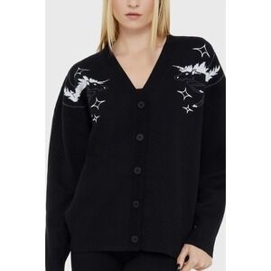 Killstar X adventure time monocromi‎ corn black knit cardigan plus size